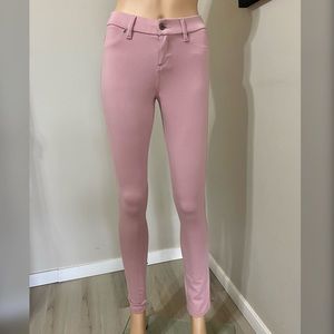 Pink Leggings Tight Jeans